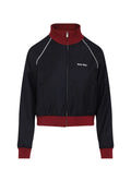 Winniemodo,Winnie modo,MIU MIU ML1324,Miu Miu pinstripe wool jacket,MIU MIU jacket navy,MIU MIU zip up jacket,MIU MIU zip up