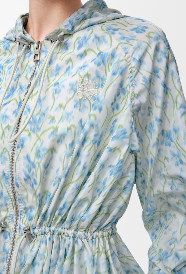 Loewe S359Y02XEJ,Winniemodo,Winnie modo,Loewe hooded jacket,Loewe jacket floral,Loewe jacket flower,Loewe jacket women,Loewe