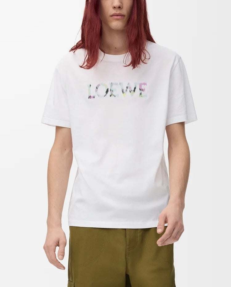 Winniemodo,Winnie modo,Loewe H526Y22XCM,Loewe relaxed fit T-shirt in cotton,Loewe t-shirt,Loewe tee,Loewe t-shirt white,Loewe