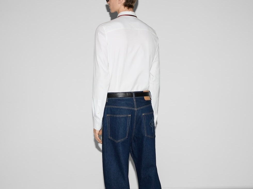 Winniemodo,Winnie modo,Gucci 814560 Z7AVS,Gucci Oxford cotton shirt,Gucci shirt,Gucci shirt sale,Gucci white shirt,Gucci whit