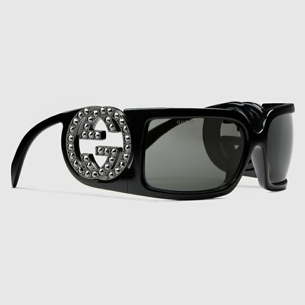 Gucci GG1899S,Gucci rimless sunglasses,Gucci sunglasses GG1899S,Gucci square frame sunglasses black,Gucci sunglasses rectangu