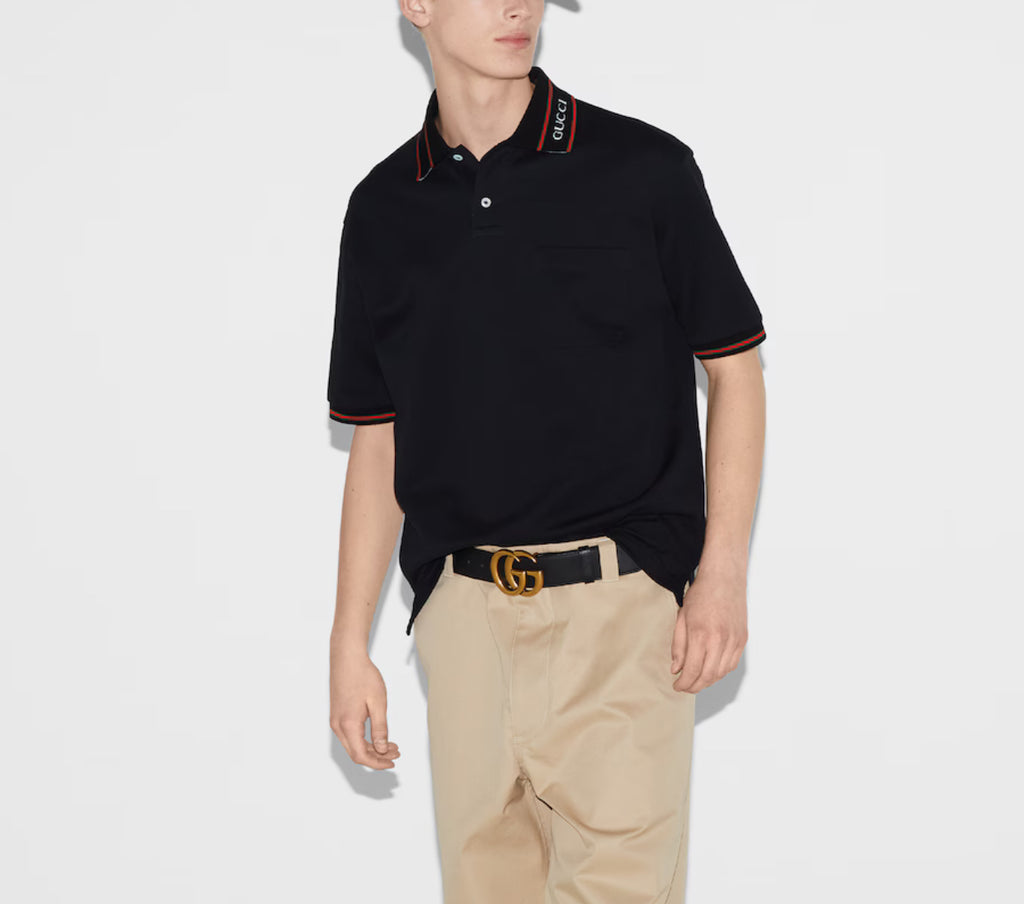 Winniemodo,Winnie modo,Gucci 784422 XJGJW,Gucci cotton piquet polo shirt,Gucci polo shirt,Gucci polo shirt sale,Gucci polo sh