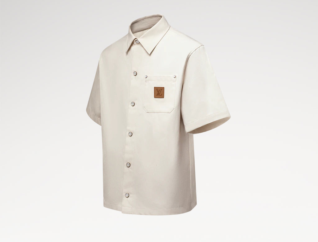 Louis Vuitton 1AHCHWC,LV 1AHCHWC,Louis Vuitton short sleeved shirt,Louis Vuitton short sleeved white shirt,LV short sleeved m