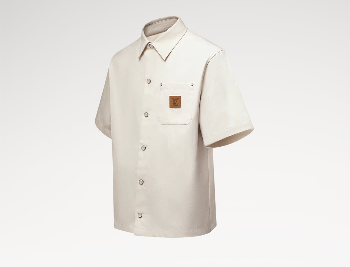 Louis Vuitton 1AHCHWC,LV 1AHCHWC,Louis Vuitton short sleeved shirt,Louis Vuitton short sleeved white shirt,LV short sleeved m