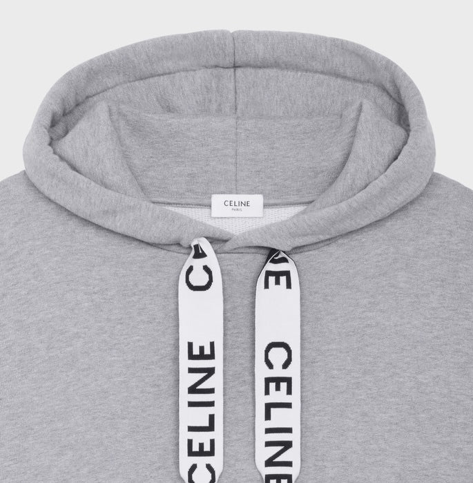 Celine loose hoodie in cotton fleece