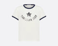Dior 543T07A4537,Dior dioriviera T-shirt,Dior dioriviera white T-shirt,Dior star T-shirt,Dior white womens T-shirt,Dior white