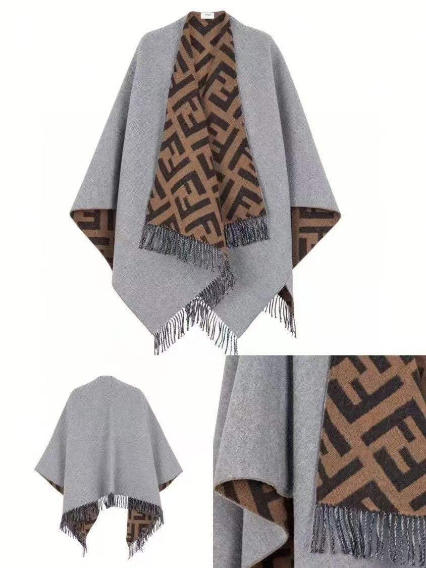 Fendi FXX715AEOW,Fendi cloak,Fendi poncho,Fendi cloak authenticity,Fendi poncho on sale,Fendi cloak outlet,Fendi scarf on sal