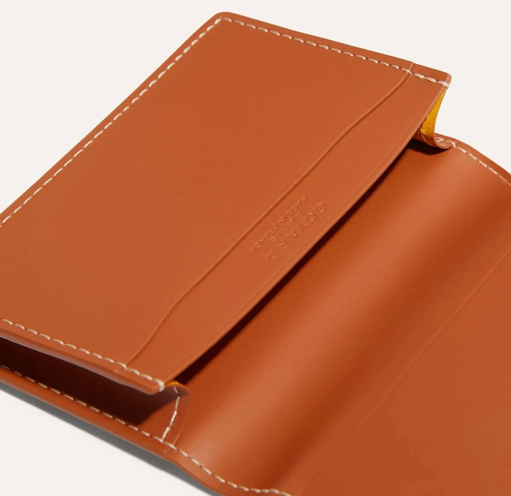 Winniemodo,Winnie modo,Goyard Malesherbes card wallet,Goyard Malesherbes,Goyard Malesherbes card wallet black and tan,Goyard