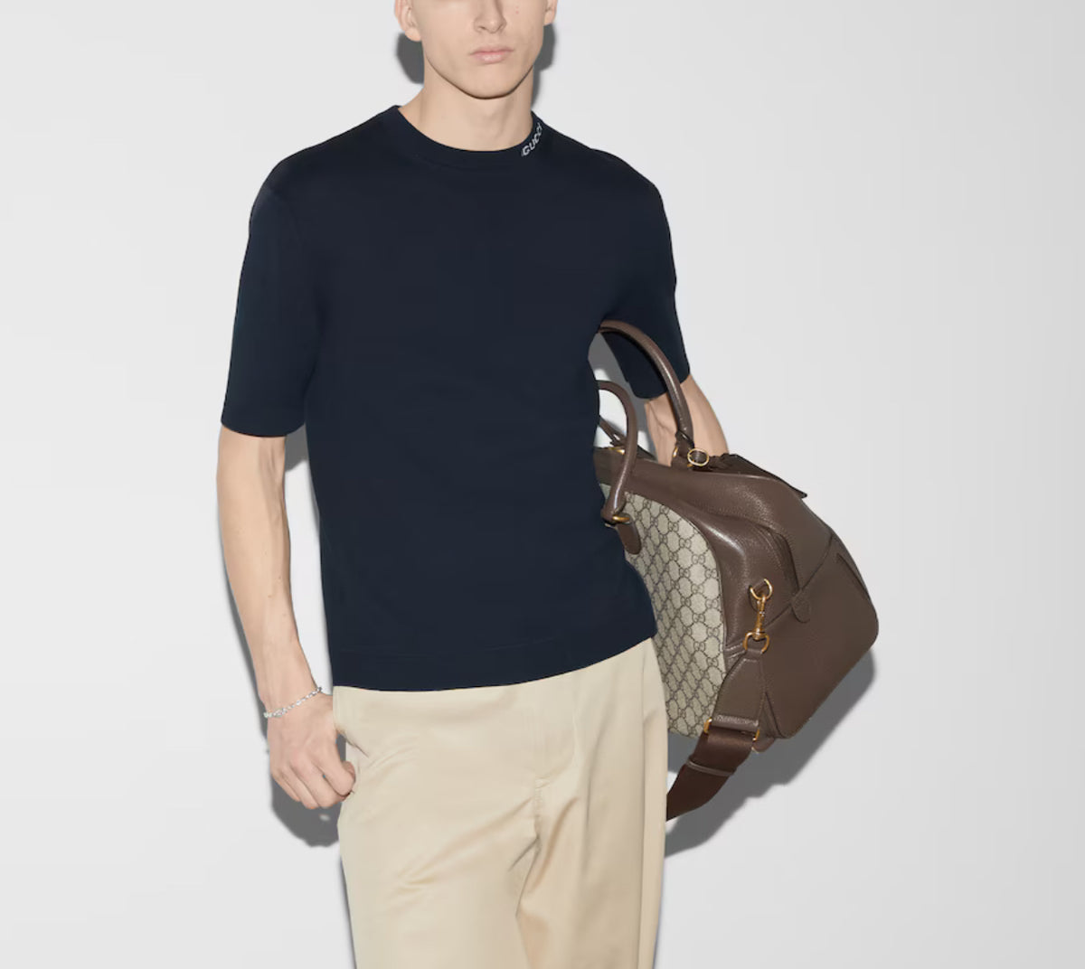 Winniemodo,Winniemodony,Gucci 787736 XKD2A,Gucci T-shirt,Gucci t-shirt navy,Gucci t-shirt men,Gucci t-shirt sale men,High fas