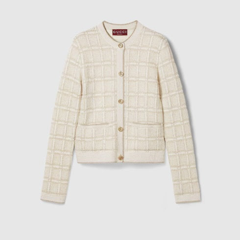 Gucci 805754XKEDI,Gucci jacquard cardigan,Gucci wool cardigan,Gucci cardigan,Gucci cardigan on sale,Gucci cardigan authentici
