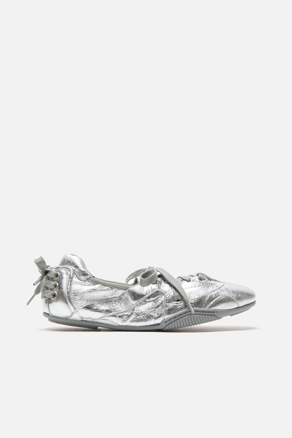 Winniemodo,Winniemodony,Acne Studios FN-WN-SHOE000998,Acne Studios lace leather sneaker,Acne Studios sneaker silver,Acne Stud