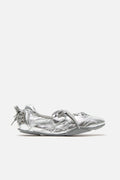 Winniemodo,Winniemodony,Acne Studios FN-WN-SHOE000998,Acne Studios lace leather sneaker,Acne Studios sneaker silver,Acne Stud
