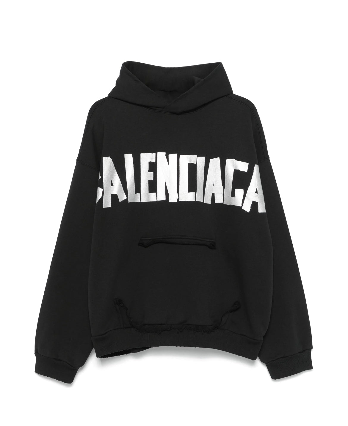 Balenciaga 744441TQVQ9,Balenciaga Tape Type hoodie,Balenciaga logo Tape hoodie,Balenciaga black hoodie,Balenciaga black hoodi
