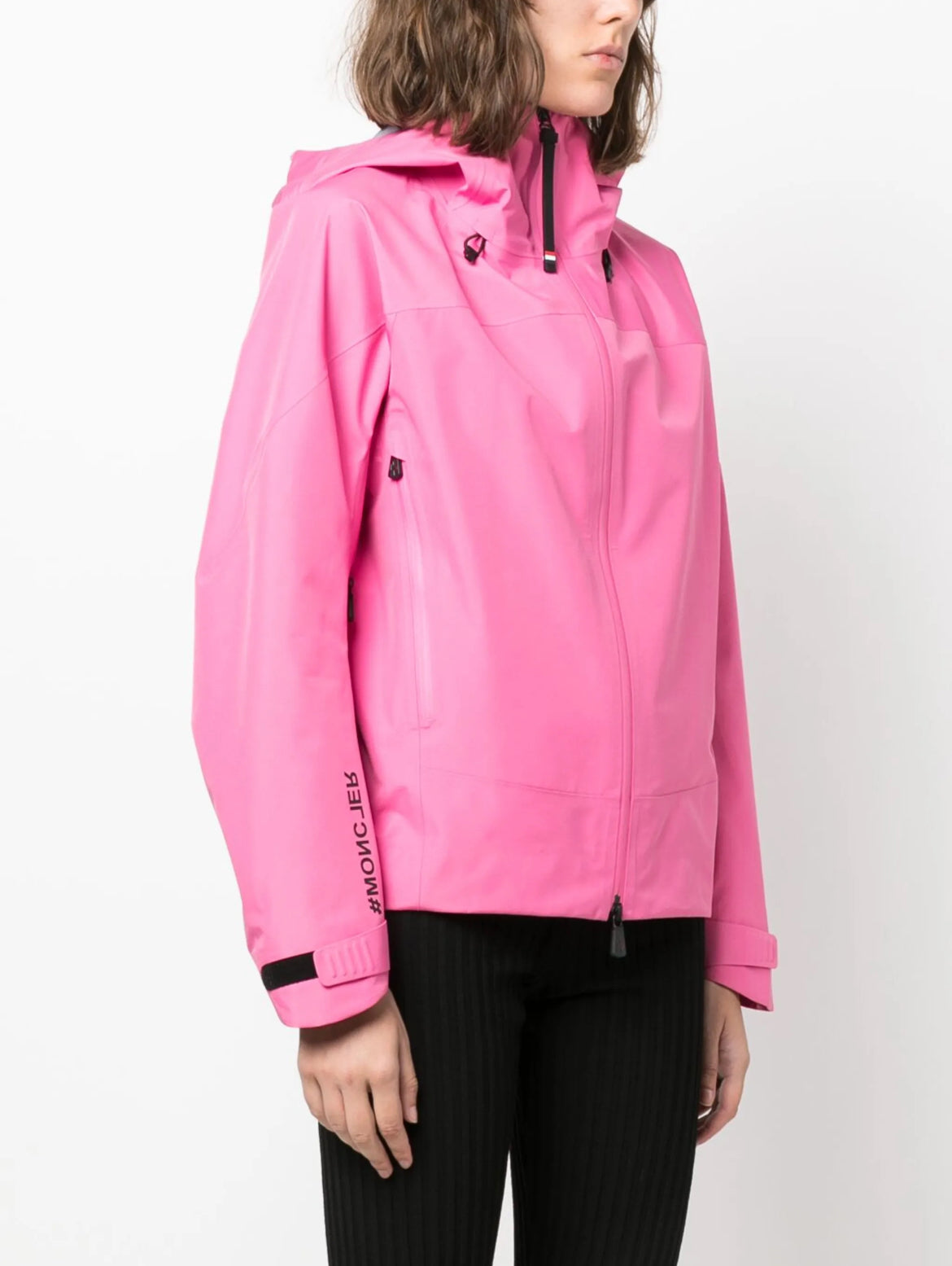 Moncler I20981A00001596Y4,Moncler jacket,Moncler zip up jacket Gote-tex,Moncler jacket women,Moncler jacket pink,Moncler jack