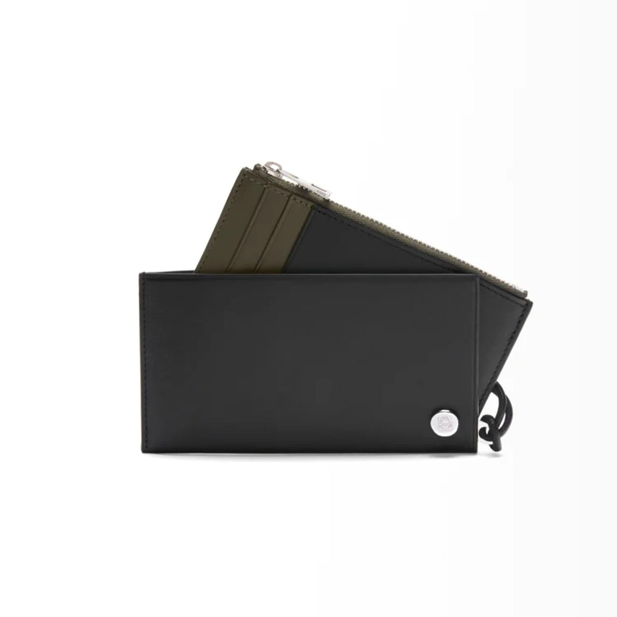 Loewe Pebble Slider coin cardholder,Loewe Slider coin cardholder, Loewe coin cardholder,Loewe cardholder,Loewe black cardhold
