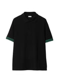 Burberry 8082127,Burberry 8082124,Burberry striped cuffs polo shirt,Burberry black polo shirt,Burberry white polo shirt,Burbe