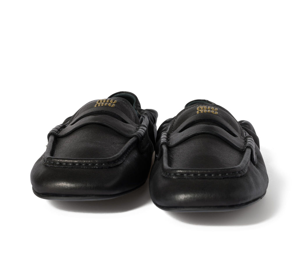MIU MIU 5D341EF005EFX,Miu Miu loafer,Miu Miu loafer authenticity,Miu Miu logo loafer,Miu Miu loafer black,Miu Miu loafer pric