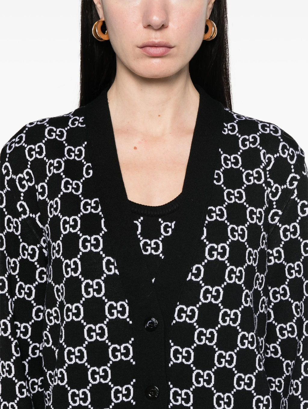 Winniemodo,Winnie modo,Gucci 798157,Gucci GG jacquard reversible cardigan,Gucci cardigan,Gucci cardigan sale,Gucci monogram c