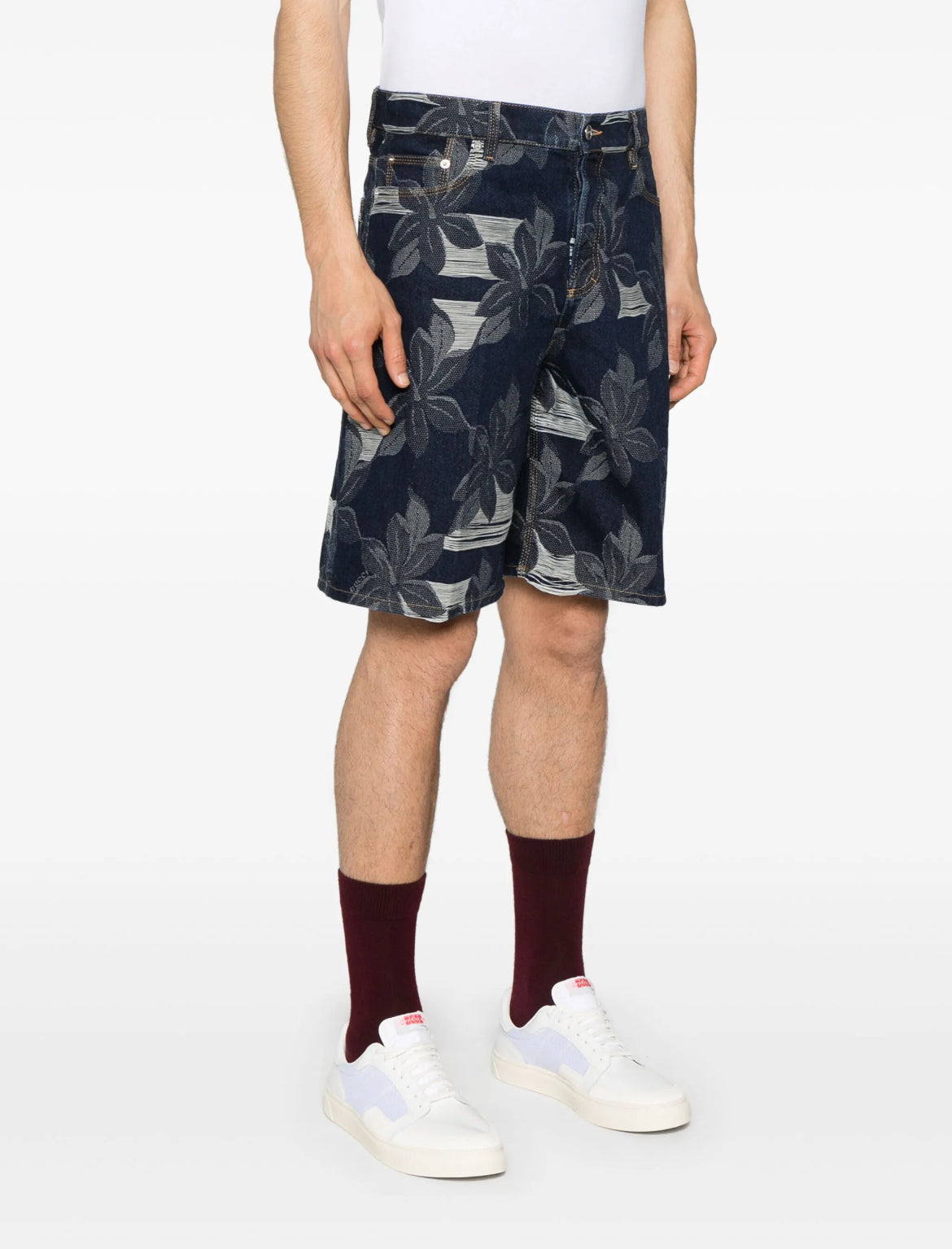 Gucci 824222XDC9T,Gucci denim shorts,Gucci butterfly denim shorts,Gucci denim mens shorts,Gucci butterfly mens shorts,Gucci m