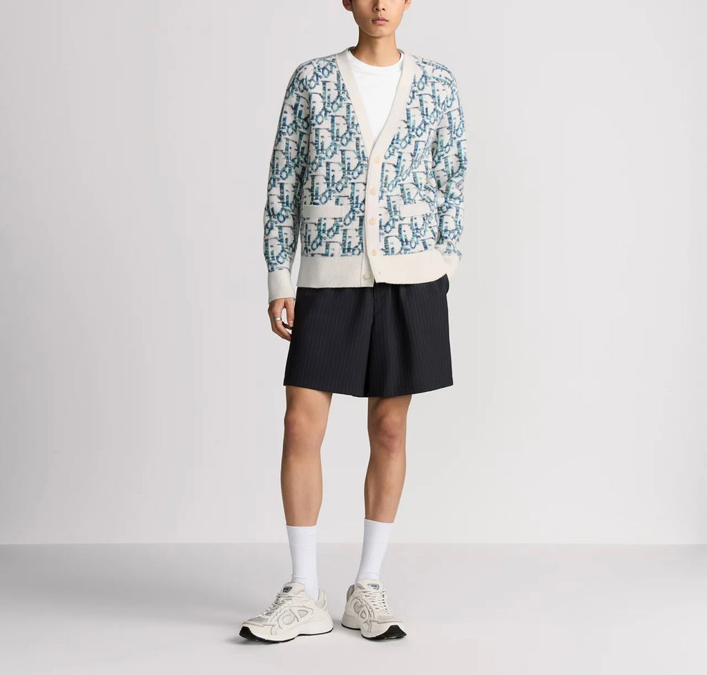 Winniemodo,Winnie modo,Dior 213M233AT662,Dior oblique cardigan,Dior blue monogram cardigan,Dior cardigan,Dior cardigan blue o