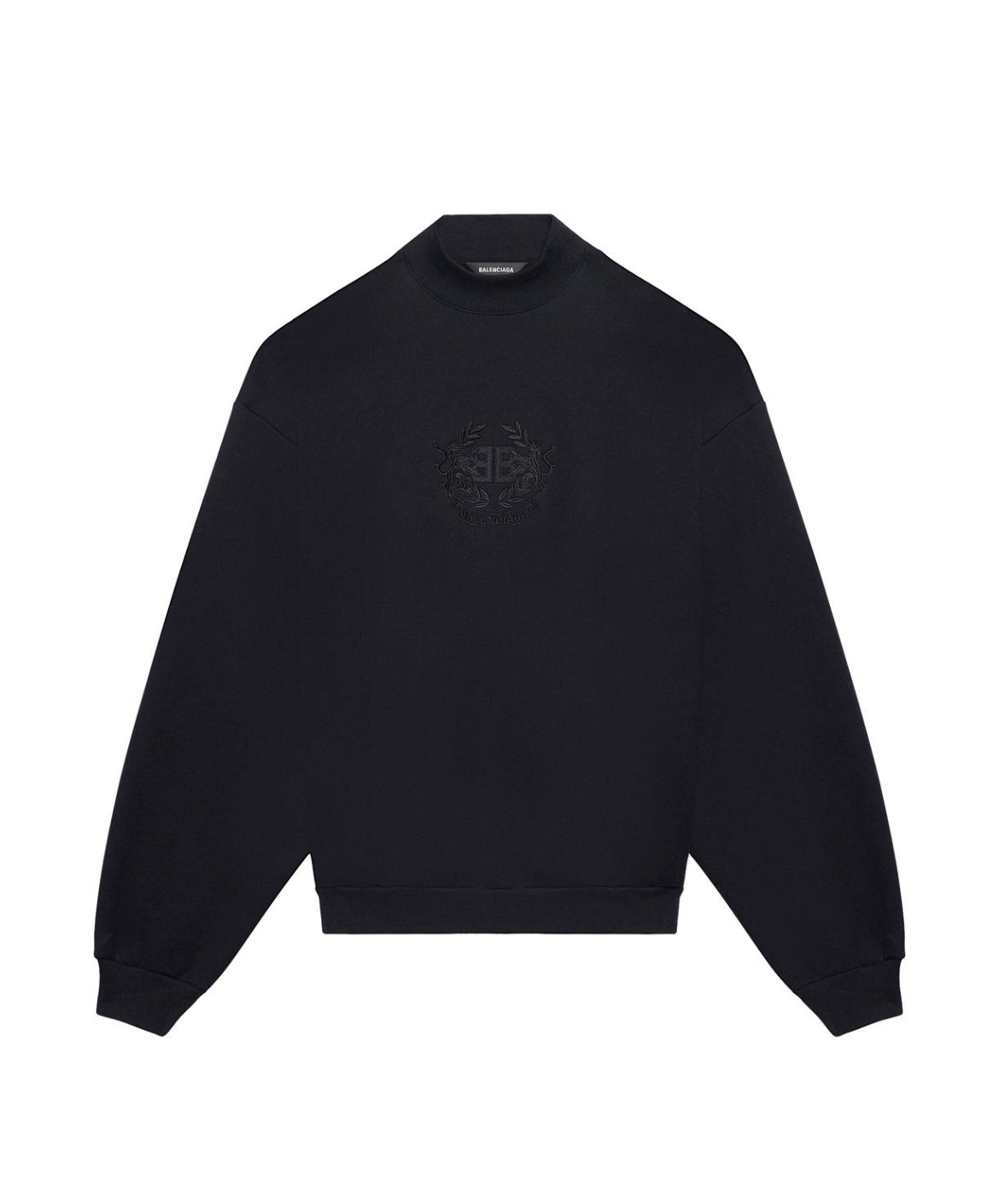 Balenciaga logo embroidered oversize sweatshirt