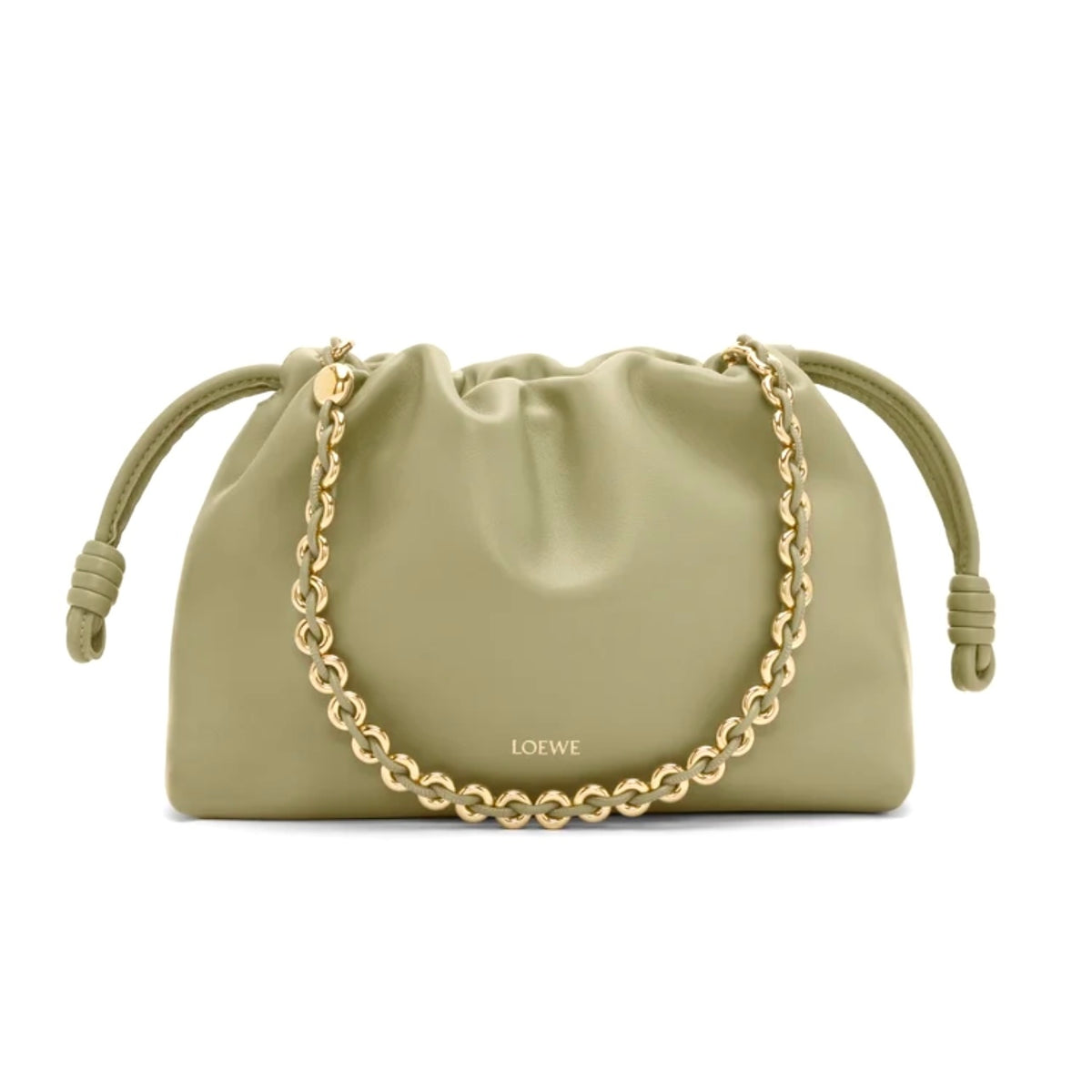 Loewe Medium Flamenco purse, Loewe Medium Flamenco bag, Loewe Flamenco bag, Loewe green flamenco bag, Loewe Medium Flamenco g