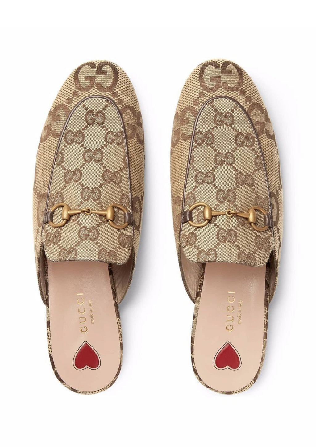 Gucci Princetown GG Horsebit mules
