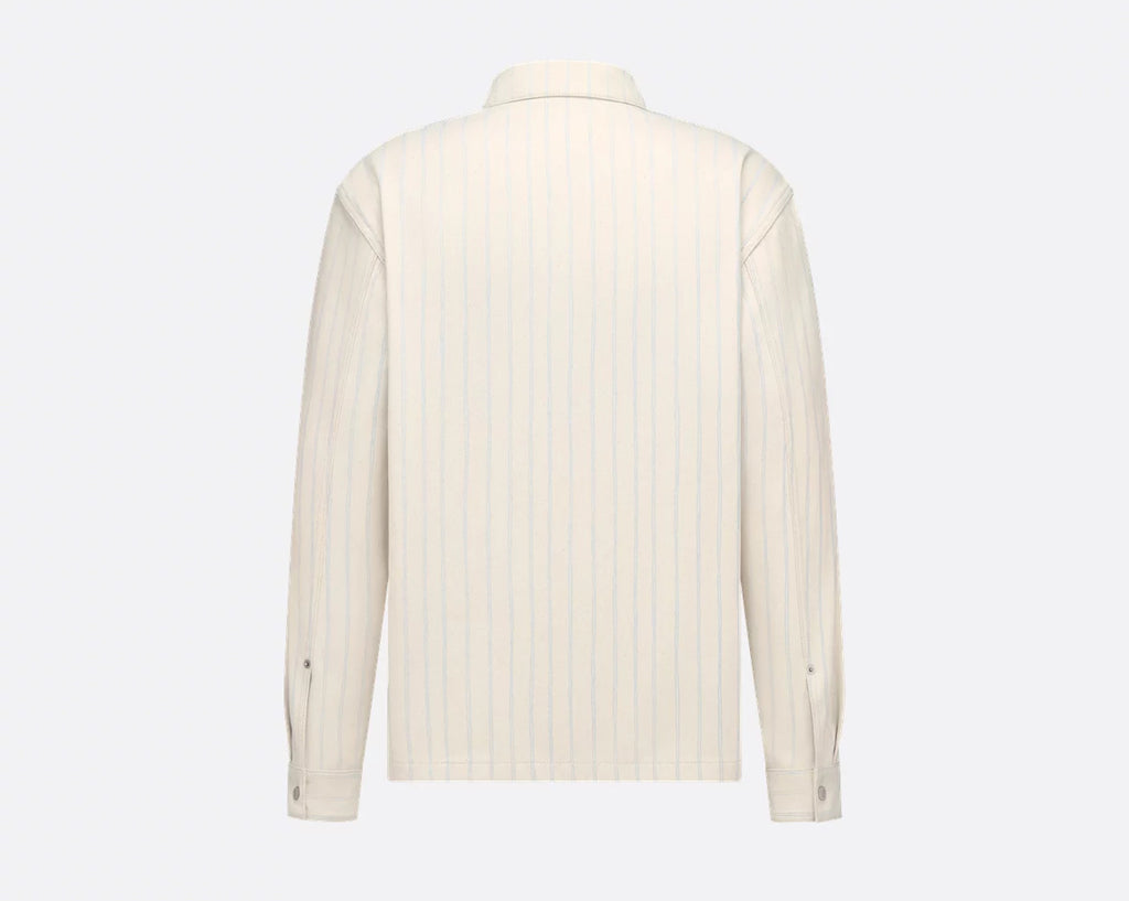 Dior 583D489A3010,Dior Hylton Nel overshirt,Dior Hylton Nel white shirt,Dior white stripes shirt,Dior white overshirt,Dior fo