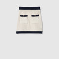 Gucci 836182 XKESV,Gucci cotton crochet skirt,Gucci white skirt,Gucci skirt,Gucci crochet white skirt,Gucci skirt on sale,Guc