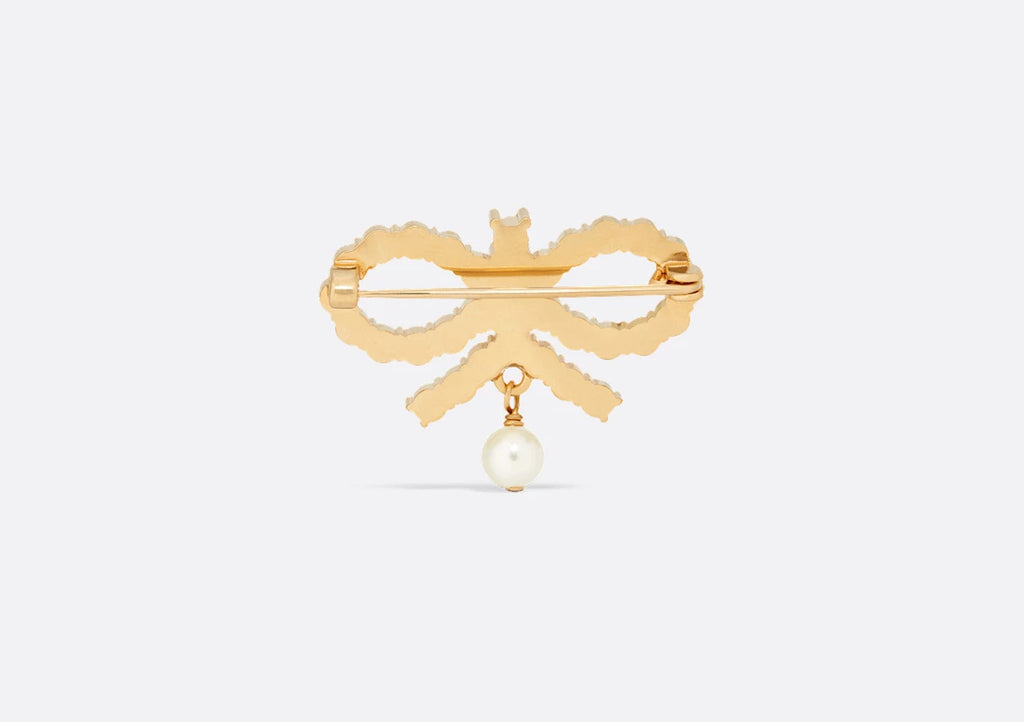 Le Noeud de Dior Brooch,Dior bow brooch on sale,Dior brooch bow,Dior brooch pearls bow,Dior gold pearls brooch,Dior brooch go