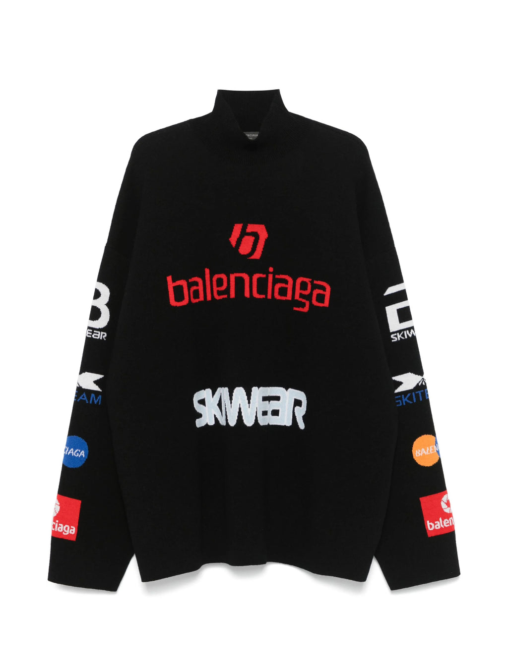 Balenciaga 799917T1696,Balenciaga stretch sweater,Balenciaga black sweater,Balenciaga sweater,Balenciaga sweater authenticity