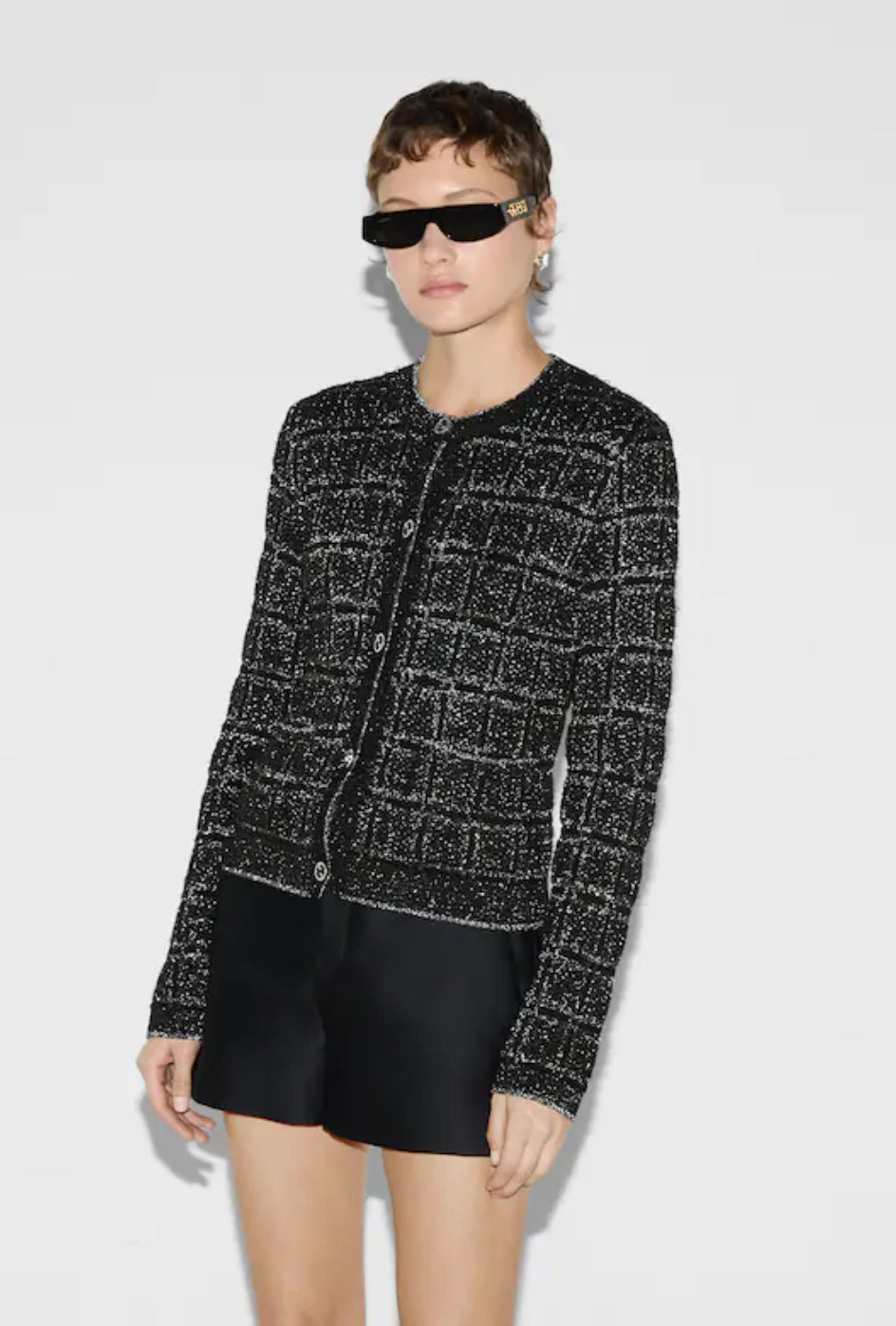 Gucci 805754XKEDI,Gucci jacquard cardigan,Gucci wool cardigan,Gucci cardigan,Gucci cardigan on sale,Gucci cardigan authentici