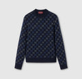 Winniemodo,Winniemodony,Gucci 857907XKFBJ,Gucci GG logo knit sweater,Gucci monogram sweater,Gucci sweater men,Gucci sweater s