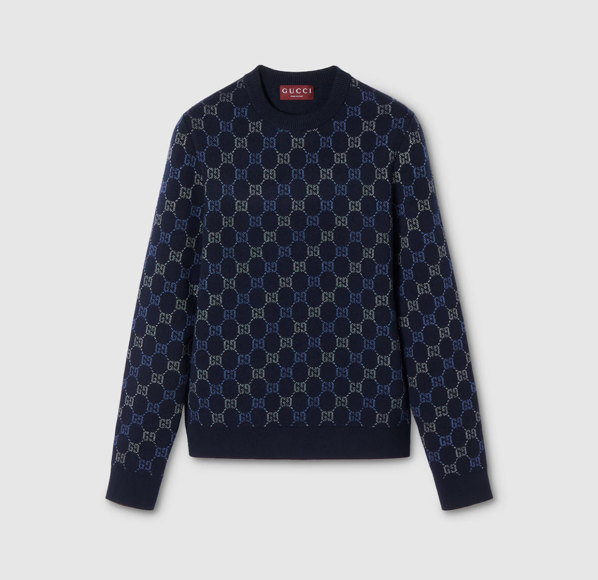 Winniemodo,Winniemodony,Gucci 857907XKFBJ,Gucci GG logo knit sweater,Gucci monogram sweater,Gucci sweater men,Gucci sweater s