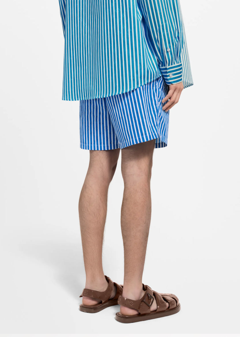 Louis Vuitton 1AHYZG,LV 1AHYZG,Louis Vuitton monogram striped swim shorts,LV monogram striped swim shorts,Louis Vuitton strip