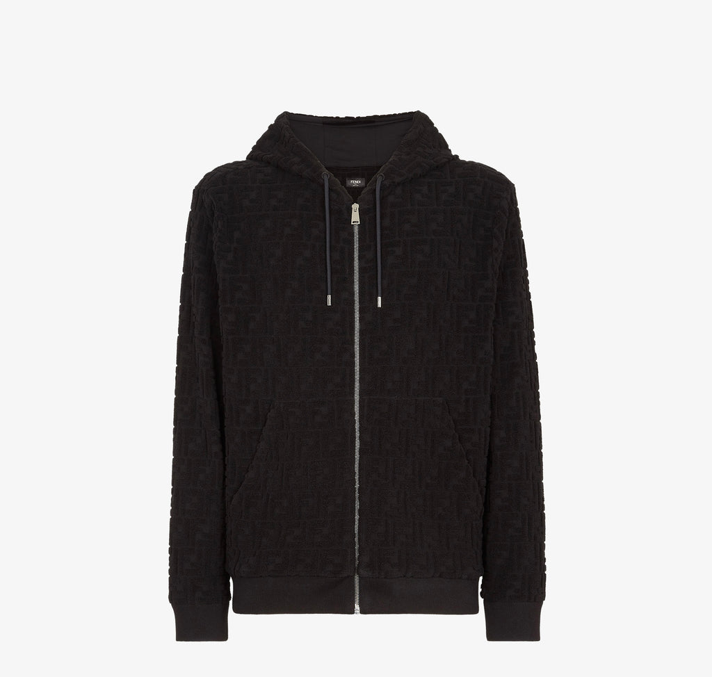Fendi FY3939ARYPF0QA1,Fendi jacket,Fendi sweatshirt,Fendi zip up jacket,Fendi FF jacket,Fendi jacket outlet,Fendi jacket auth