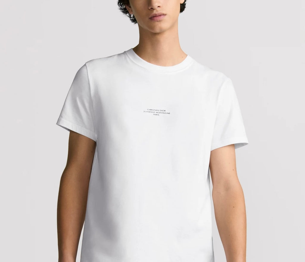 Dior 593J668D3018,Winniemodo,Winnie modo,Dior Montaigne T-shirt,Dior white T-shirt,Dior white tee,Dior T-Shirt,Dior tee,Dior