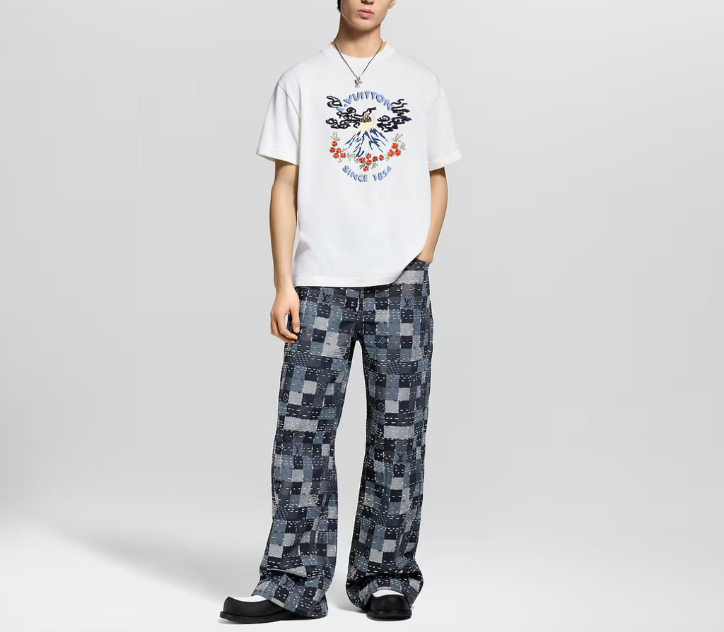 Winniemodo,Winnie modo,Louis Vuitton 1AIMAQ,LV 1AIMAQ,Louis Vuitton short sleeved knitted crewneck,Louis Vuitton t-shirt,LV t