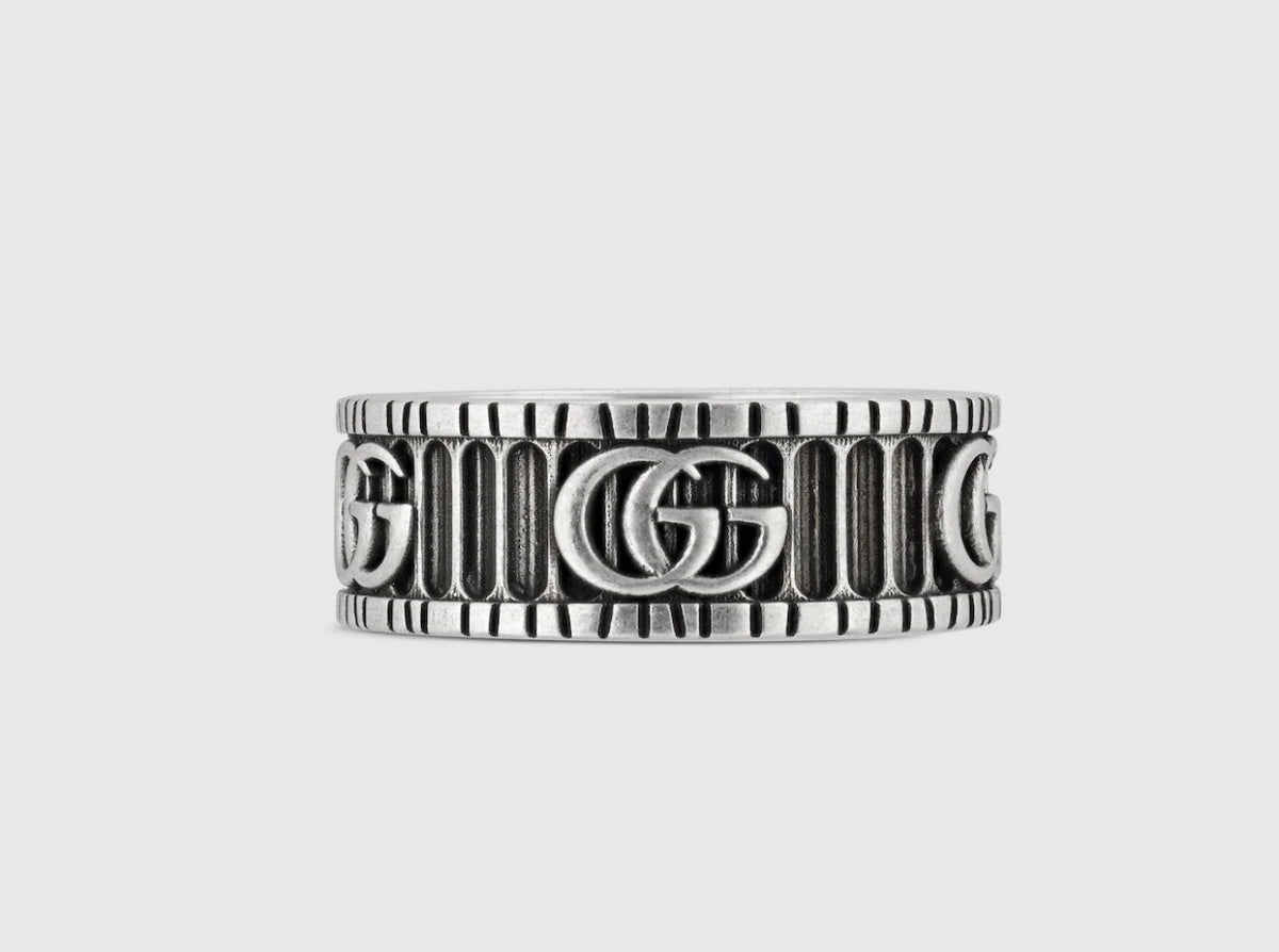 Winniemodo,Winnie modo,Gucci 551899J8400081,Gucci GG wide ring,Gucci ring,Gucci ring sale,Gucci ring silver,Gucci ring mens,G