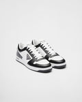 Prada 2EE364,Winniemodo,Winnie modo,Prada downtown leather sneakers,Prada sneakers black and white,Prada sneaker mens,Prada s