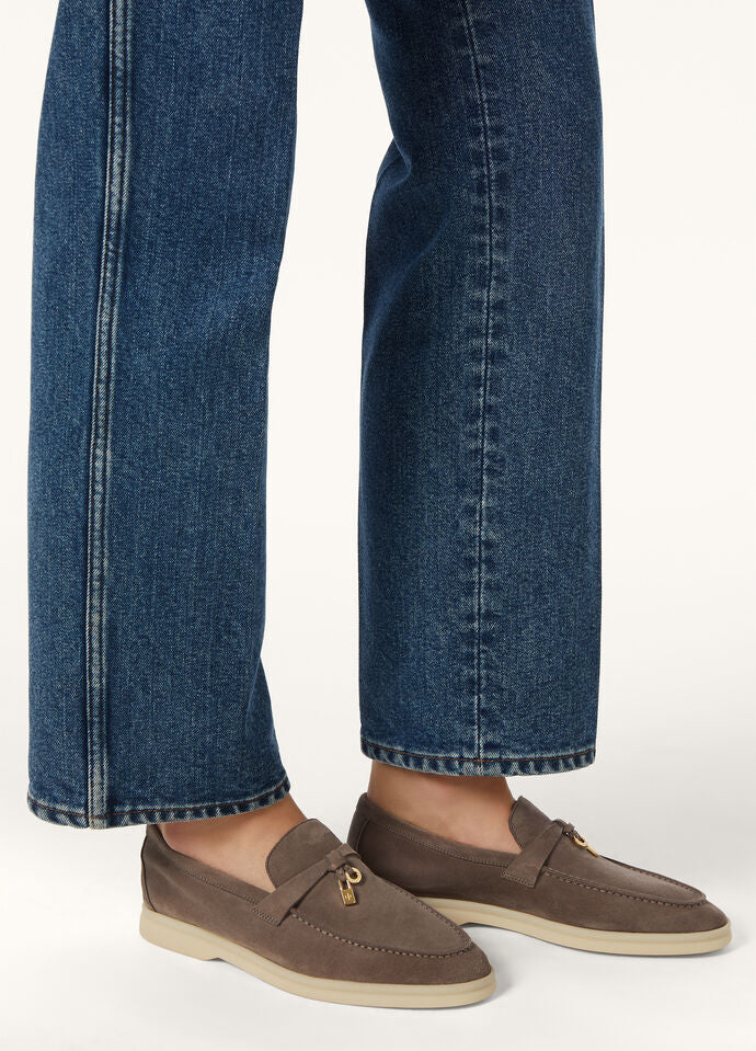Winniemodo,Winniemodony,Loro Piana FAE5444,Loro Piana Summer Charms women,Loro Piana loafer sale,LP loafer grey,Loro Piana fl