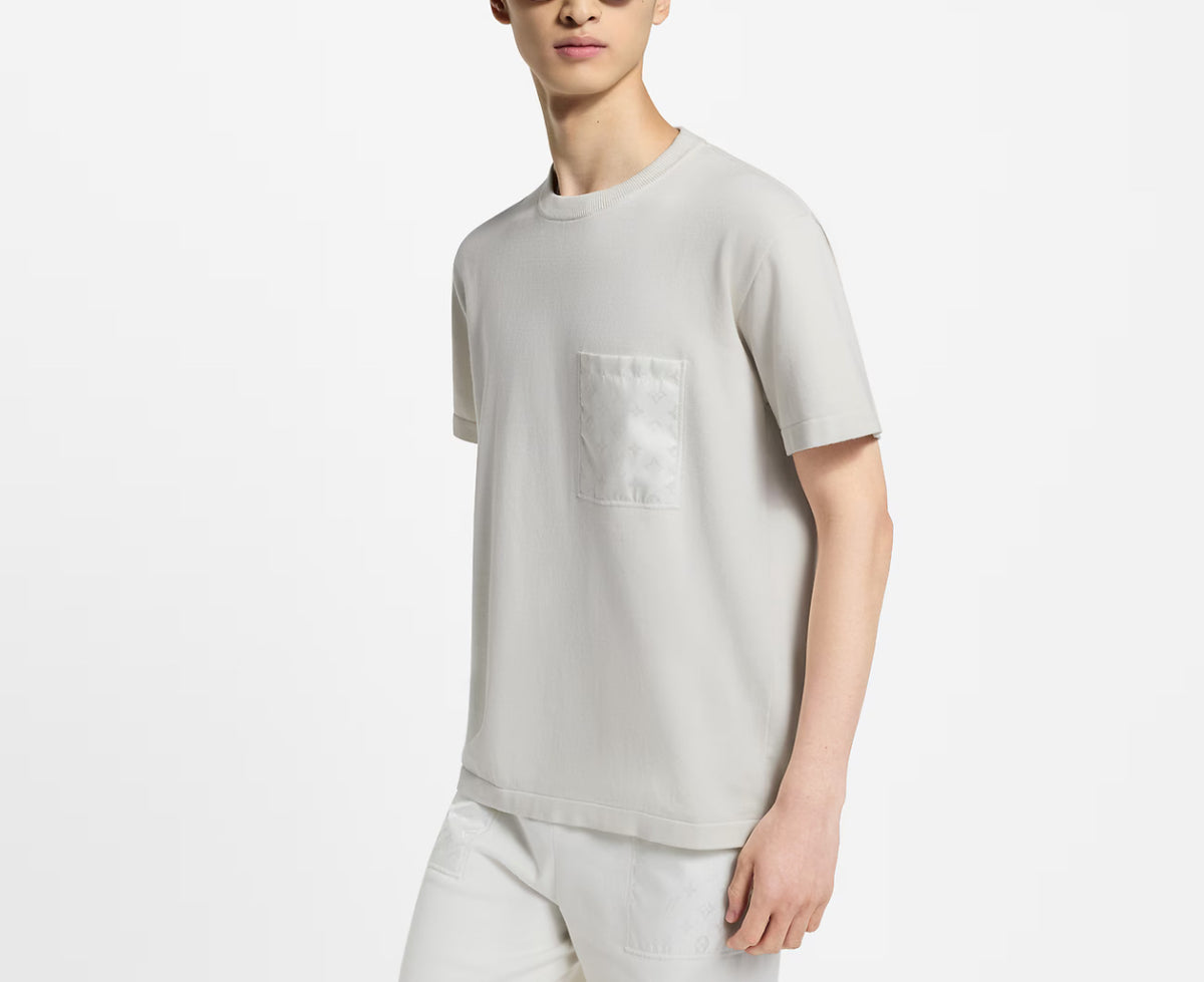Louis Vuitton 1AHVQ0,LV 1AHVQ0,Louis Vuitton T-shirt with monogram nylon details,Louis Vuitton pocket t-shirt,Louis Vuitton p