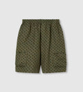 Gucci 804980ZAR26,Gucci jacquard shorts,Gucci jacquard shorts GG monogram,Gucci green shorts,Gucci green monogram shorts,Gucc