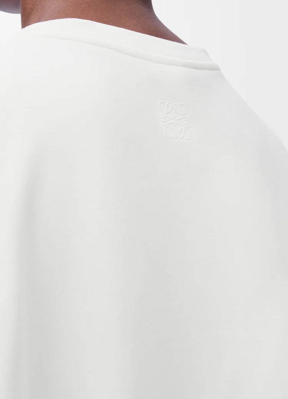 Loewe S540Y22X75,Loewe T-shirt white,Loewe t-shirt 2025,Loewe womens white T-shirt,Loewe T-shirt on sale,Loewe tee womens,Loe
