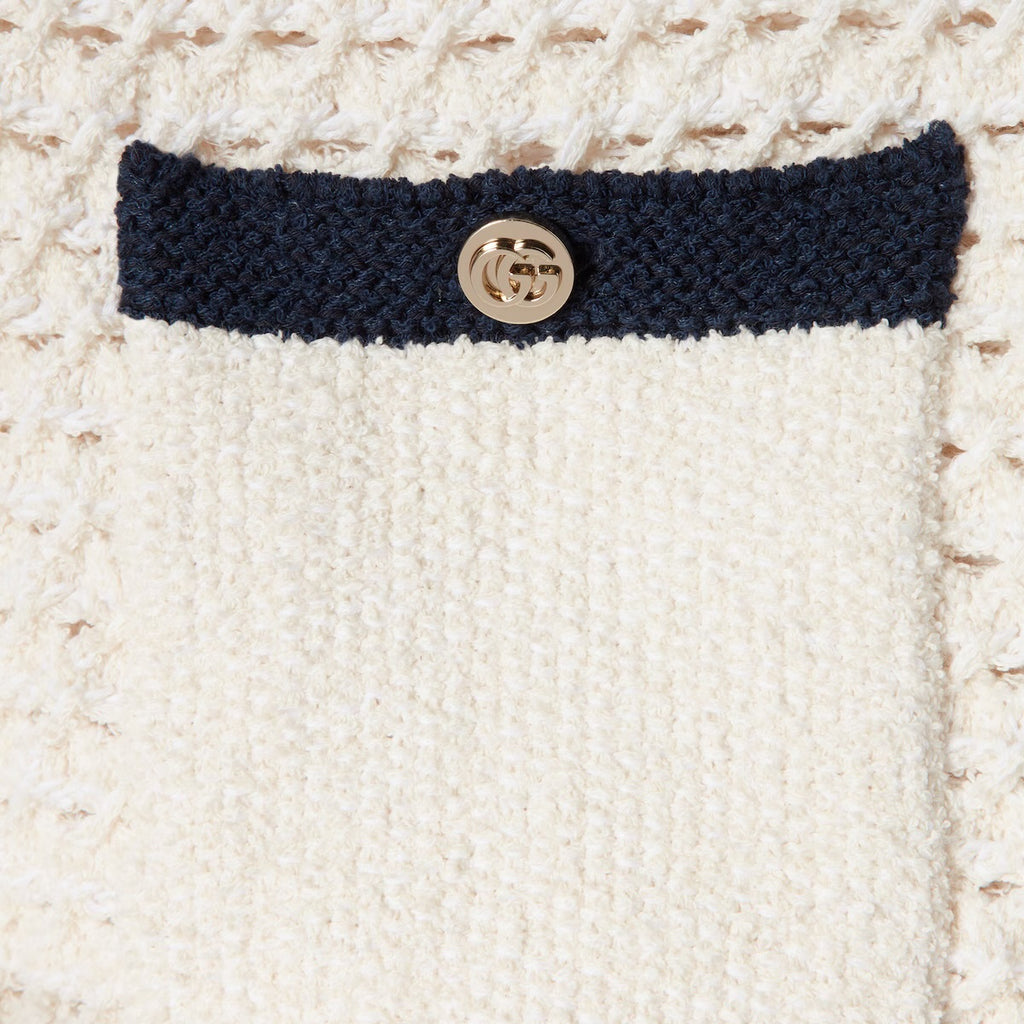 Gucci 836182 XKESV,Gucci cotton crochet skirt,Gucci white skirt,Gucci skirt,Gucci crochet white skirt,Gucci skirt on sale,Guc