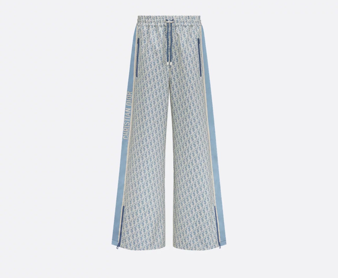 Dior 547P58S2570,Dior Diorivera flared pants,Dior Diorivera loose pants,Dior monogram loose pants,Dior blue monogram pants,Di