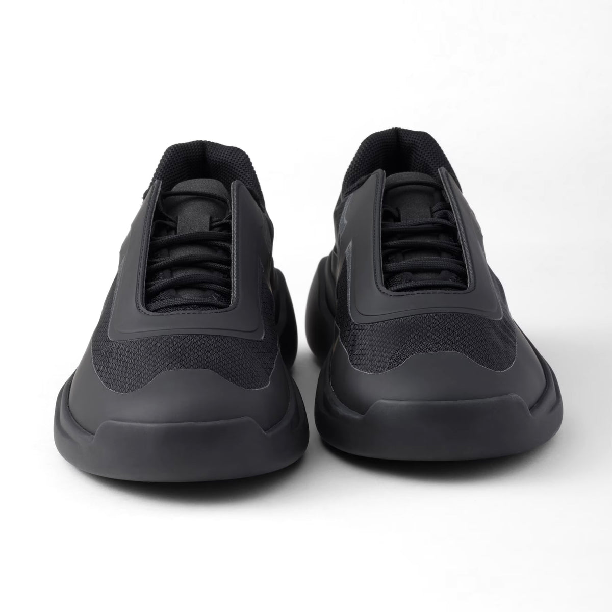 Prada 4E3608,Prada America's Cup Re-Nylon and bike fabric sneakers,Prada black sneaker,Prada black mens sneaker,Prada black r