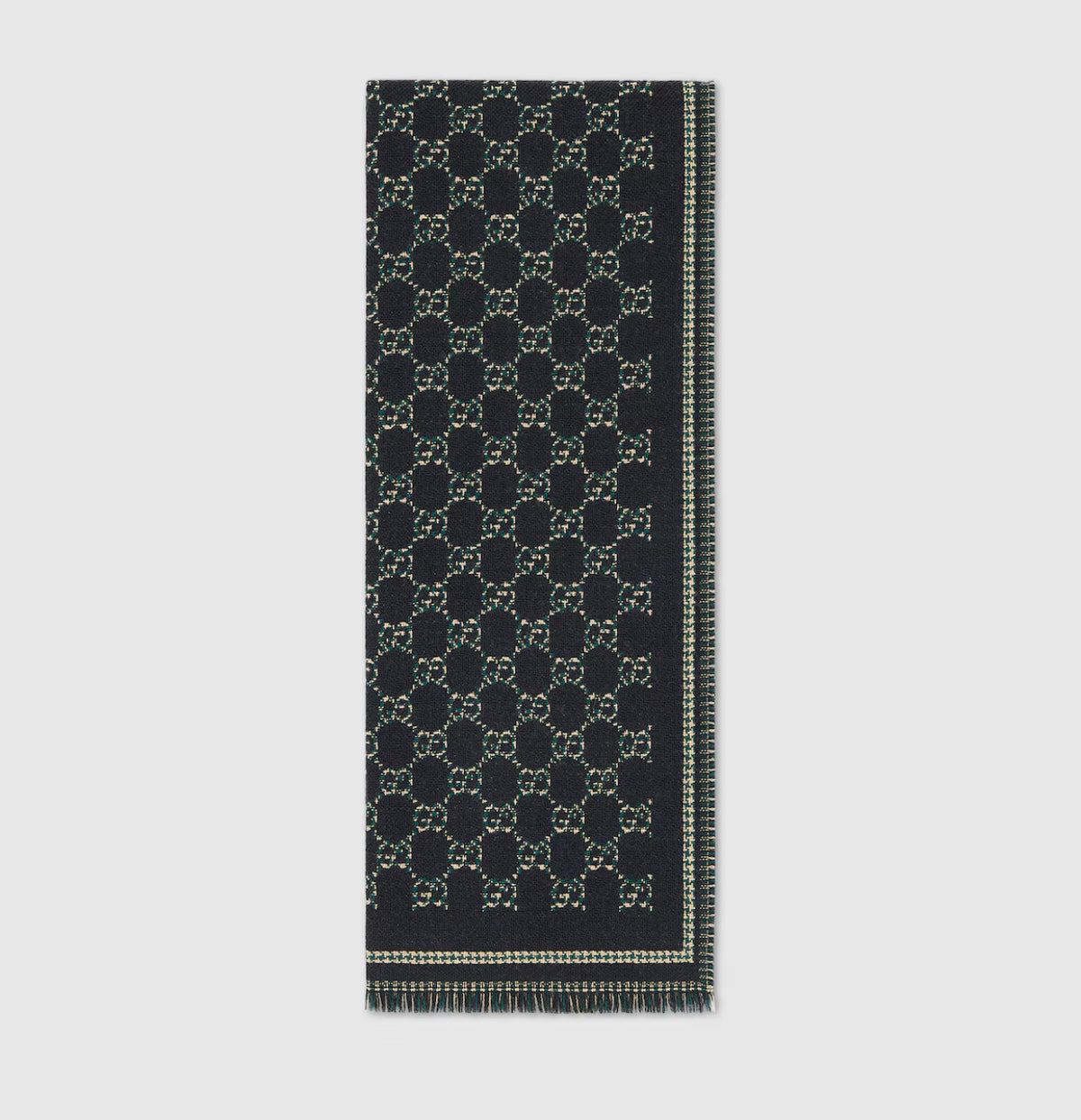 Winniemodo,Winnie modo,Gucci 836264 4G386,Gucci GG wool jacquard scarf,Gucci scarf,Gucci scarf sale,Gucci scarf black,Gucci s