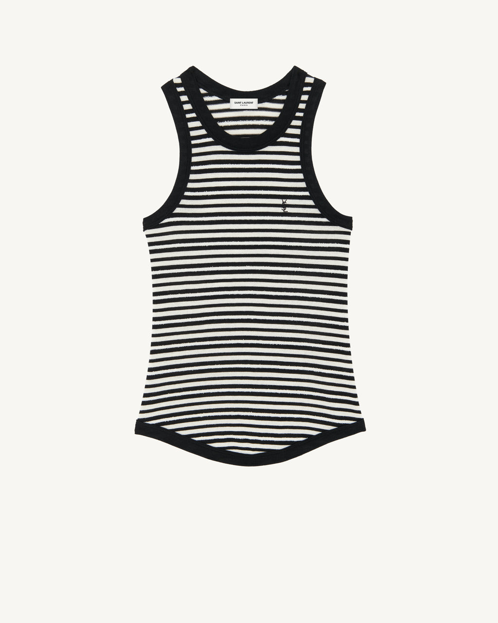 YSL 743660Y37KT,Saint Laurent 743660Y37KT,Saint Laurent striped top,Saint Laurent striped vest,YSL striped vest,YSL striped T