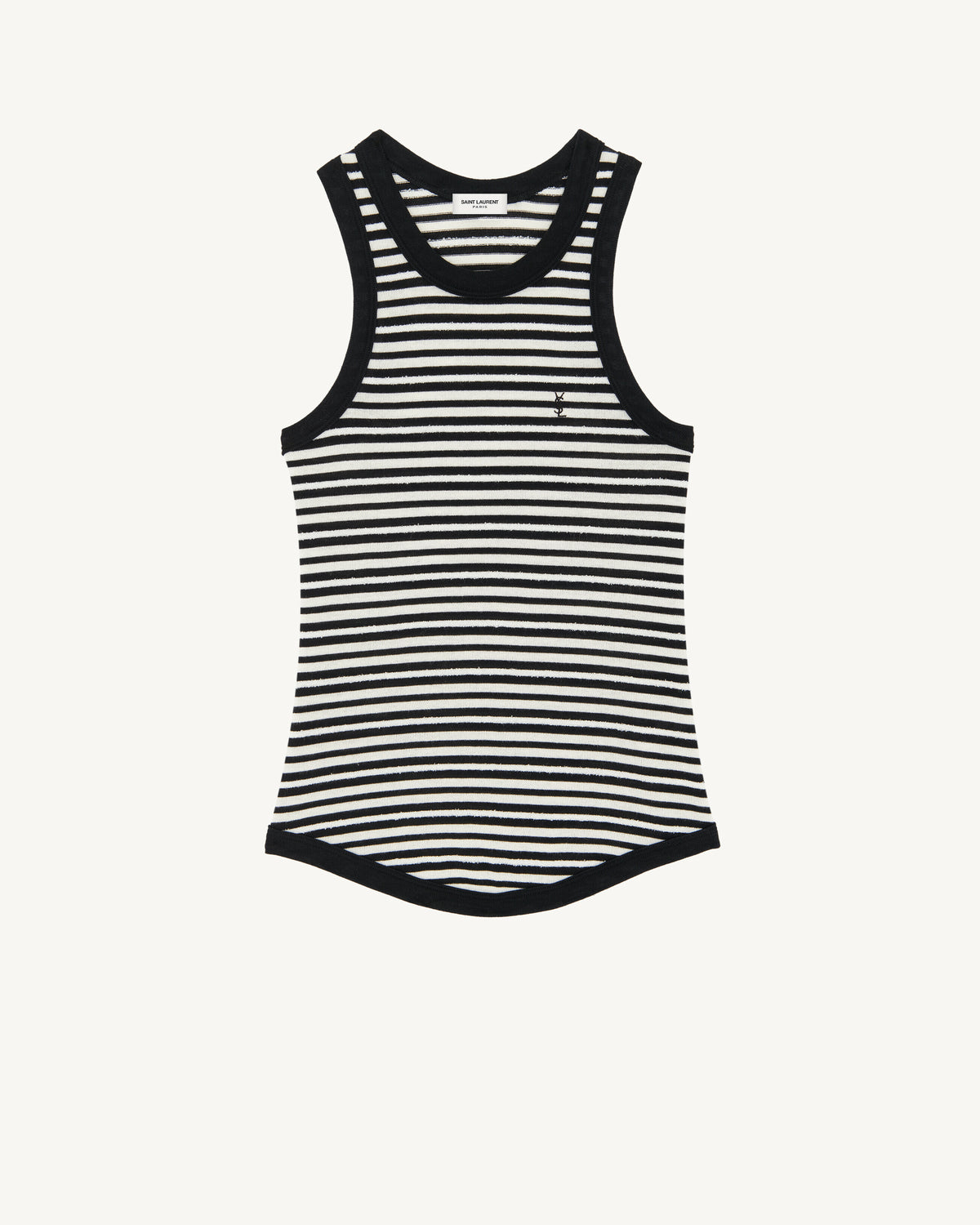 YSL 743660Y37KT,Saint Laurent 743660Y37KT,Saint Laurent striped top,Saint Laurent striped vest,YSL striped vest,YSL striped T